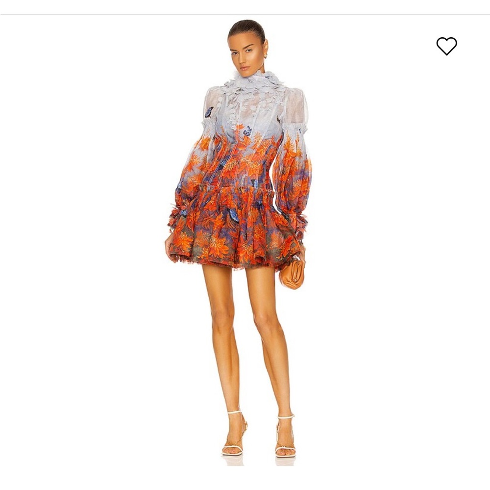 ZIMMERMANN Botanical Mini Dress in great condition size 2
